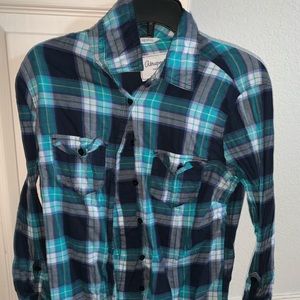 Blue and Black Flannel